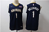 Pelicans 1 Zion Williamson Navy Youth Nike Swingman Jersey,baseball caps,new era cap wholesale,wholesale hats